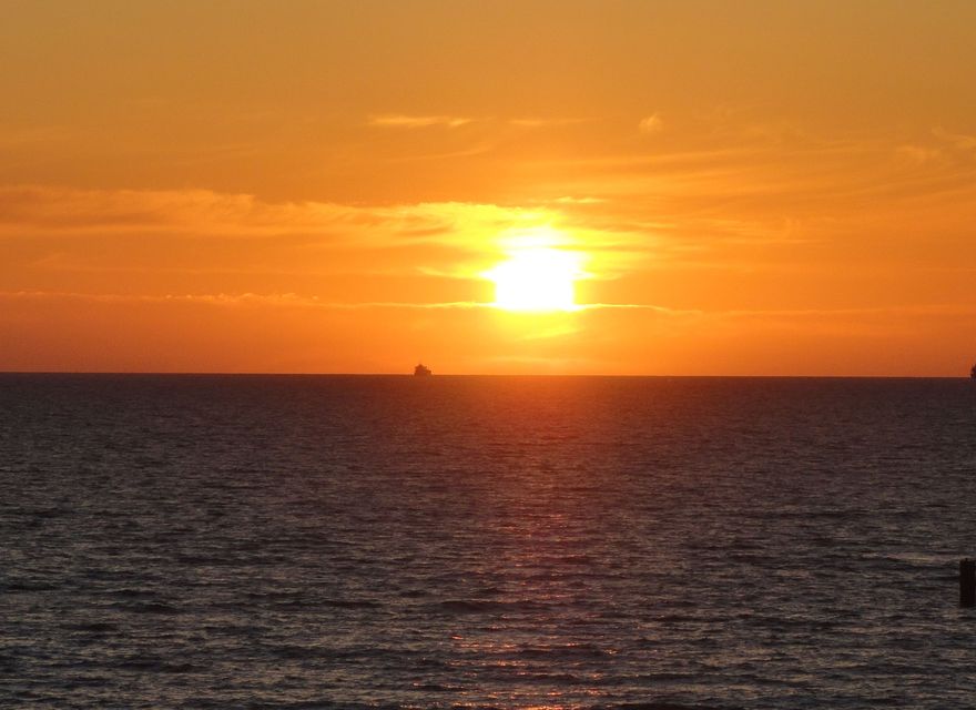 Sonnenaufgang vom Balkon