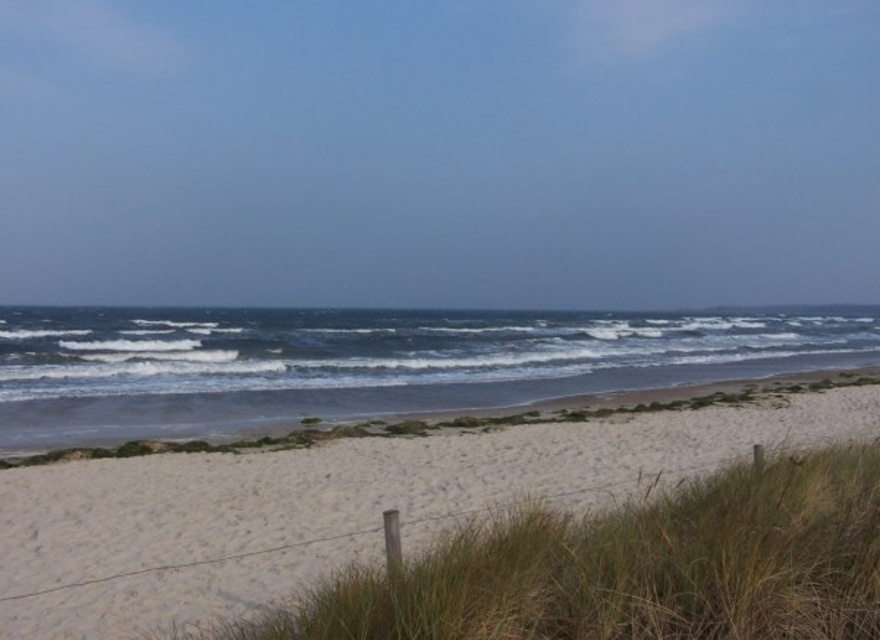 steinloser Strand