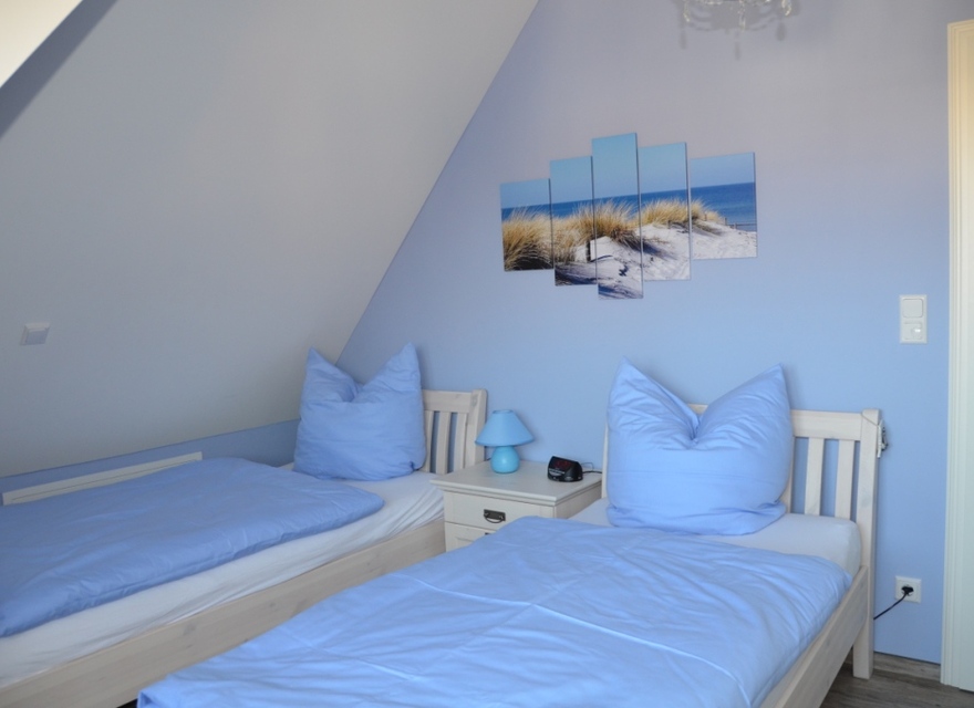 kleines Schlafzimmer oben