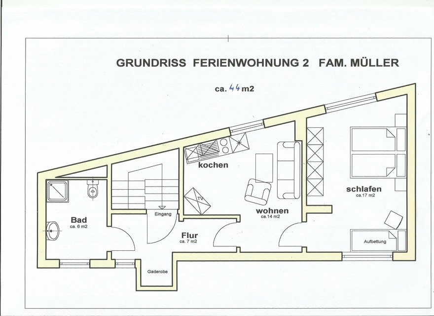 Grundriss FeWo  2