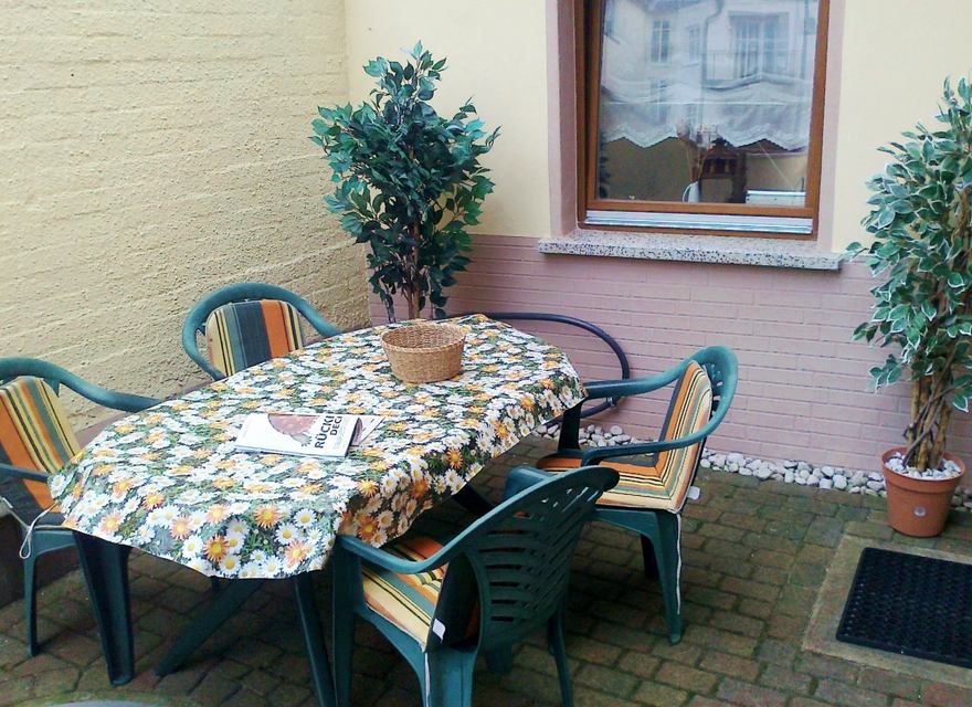 auf der Terrasse