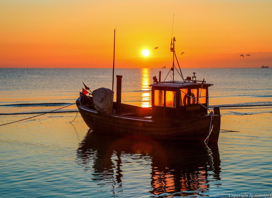 Fischerboot in Ahlbeck