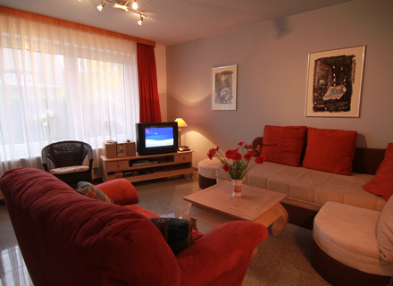 Wohnraum Whg. 1 EG. mit Terras