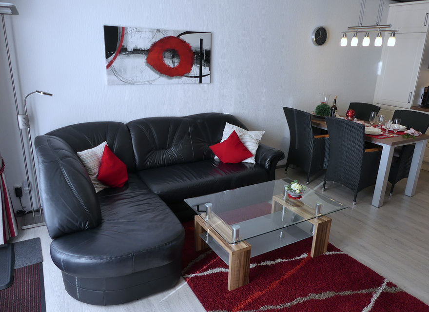 Couchsofa m. Tisch