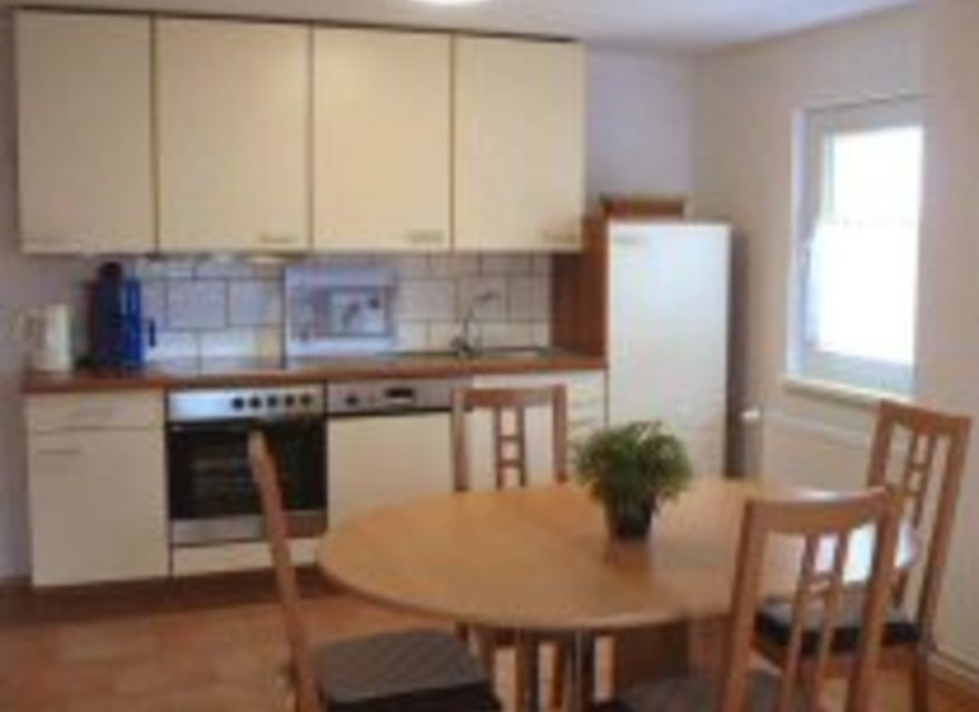 Blick in die offene Küche