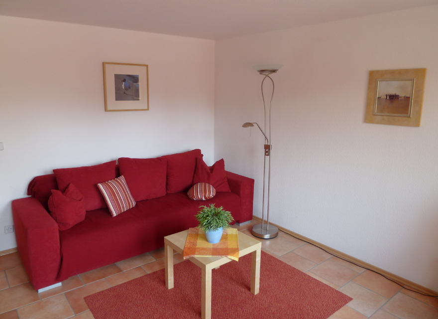 Blick in das Wohnzimmer