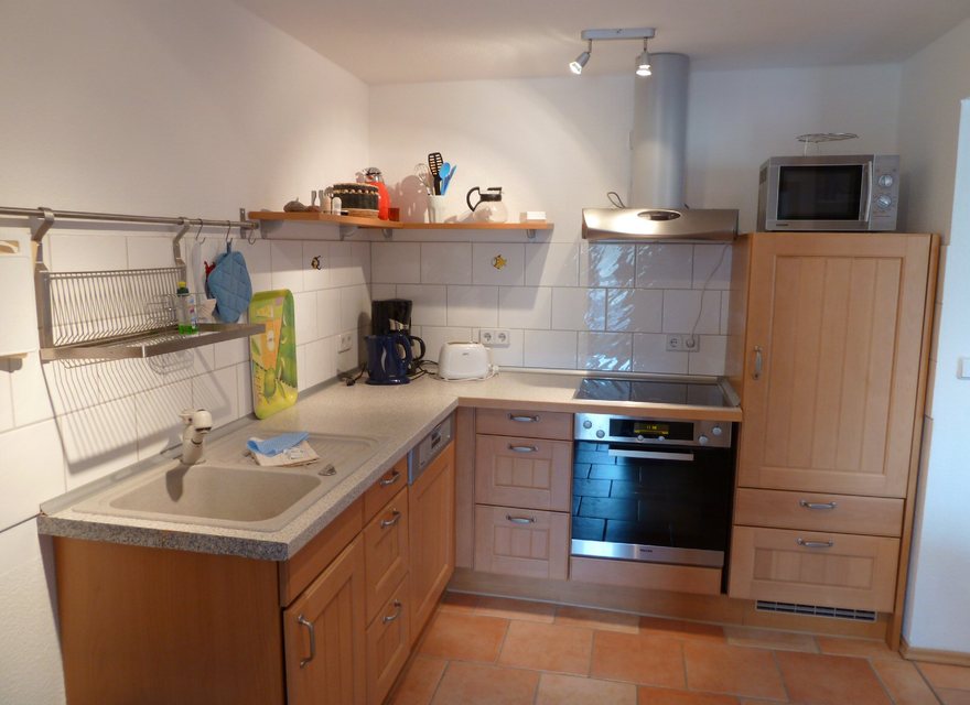 Blick in die hochwertige Küche