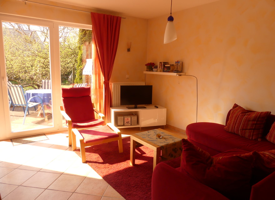 Blick in das Wohnzimmer