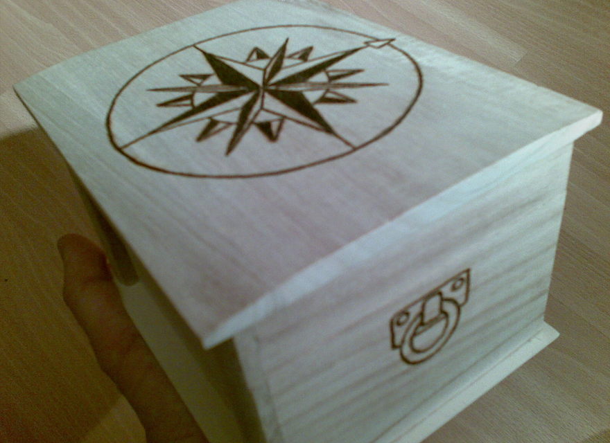 ...auch beim Brennen...