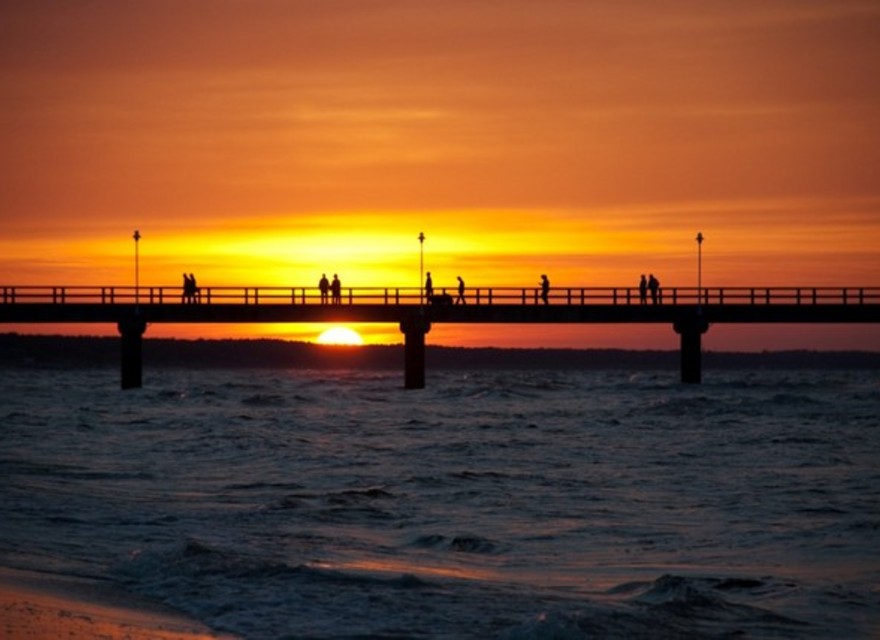 Abendstimmung an der Seebrücke
