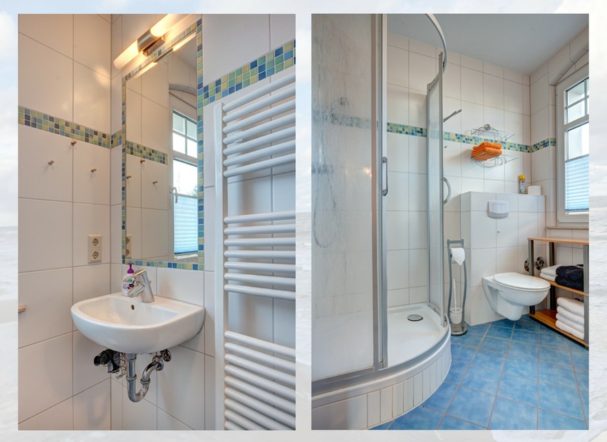 Tageslichtbad mit Dusche