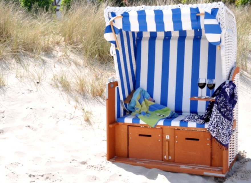 Privater Strandkorb