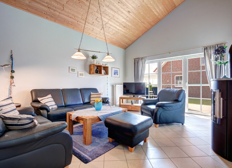 Wohnzimmer mit Terrassenzugang