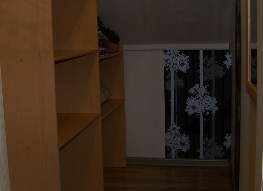 Ausschnitt begehbarer Schrank