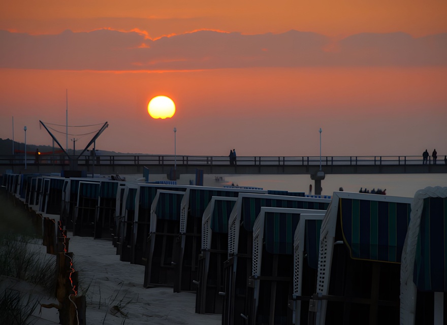 Abendstimmung am Strand