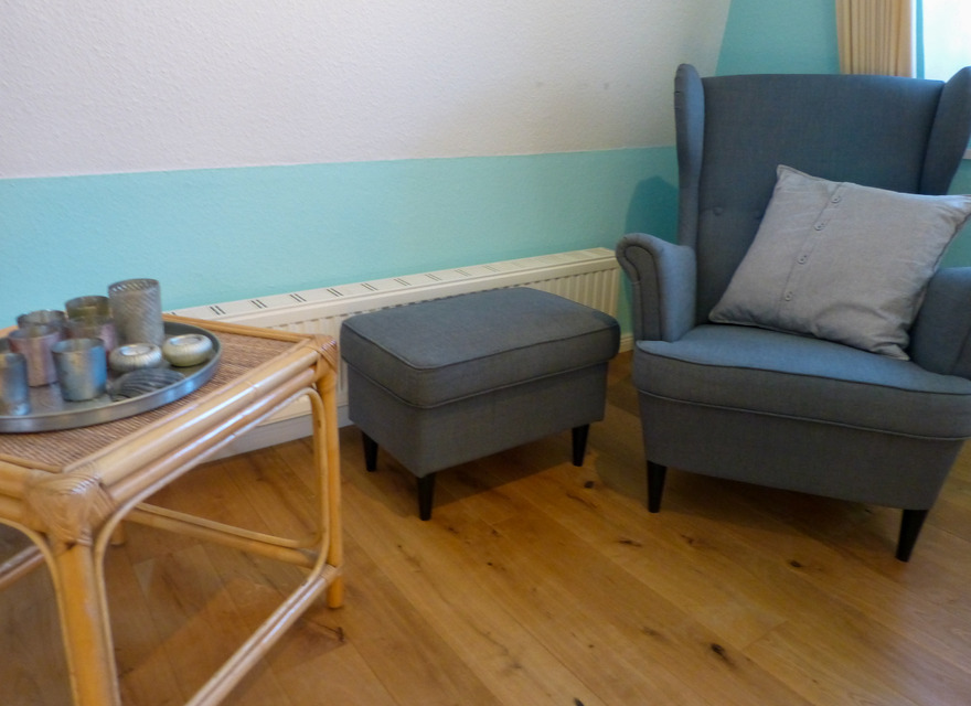 Sitzecke im Turmzimmer