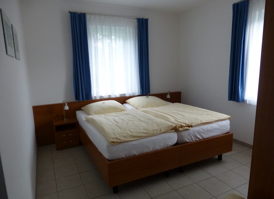 Bequem: Schlafzimmer im EG