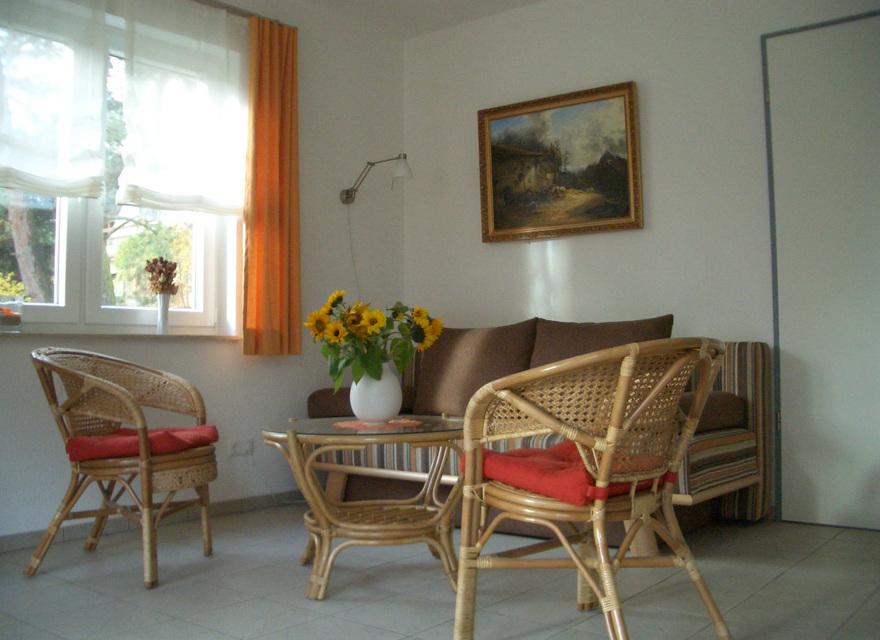 Gemütlich: Sitzecke im EG