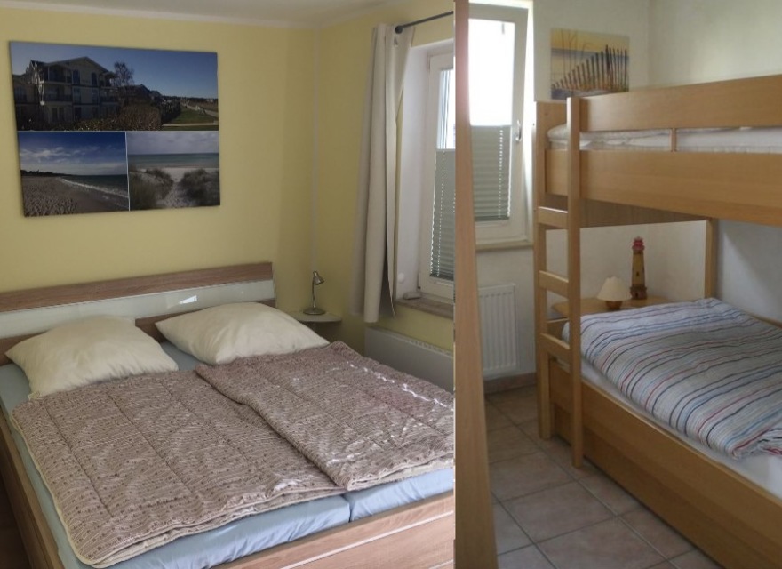 2 separate Schlafzimmer