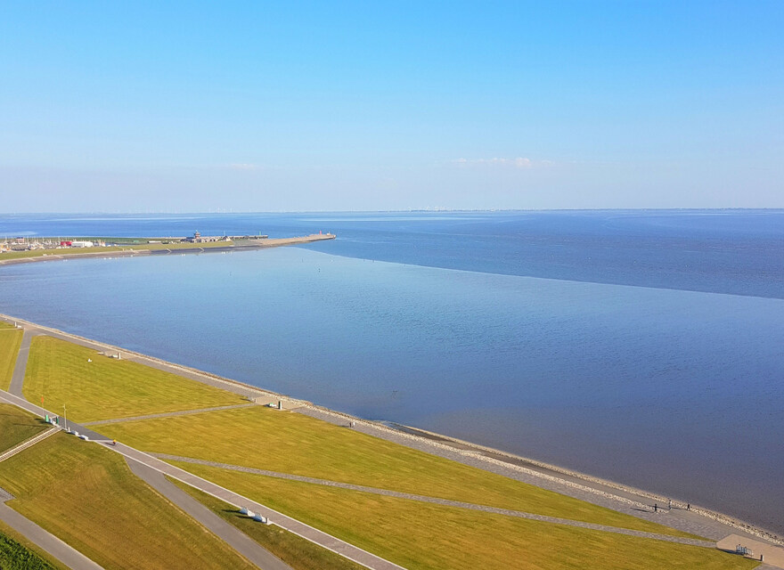 Blick zum Hafen