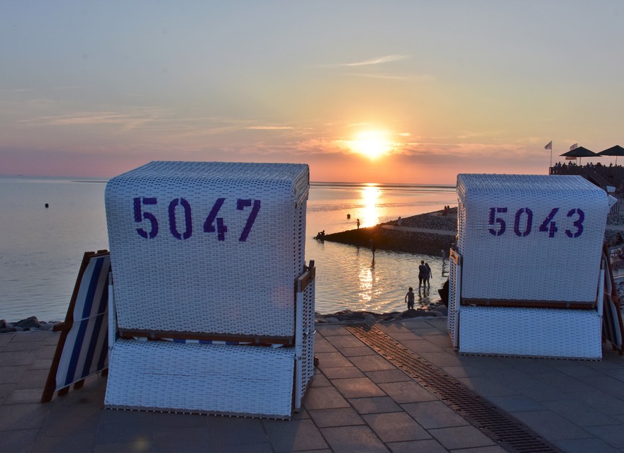 Bildergalerie Urlaub Im Zentrum Abendstimmung Am Strand 