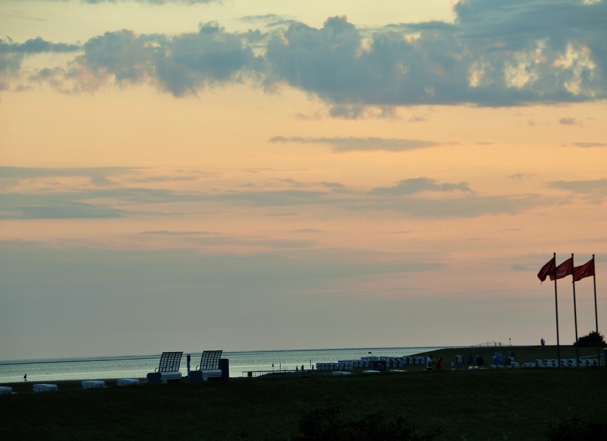 Abendstimmung Perlebucht