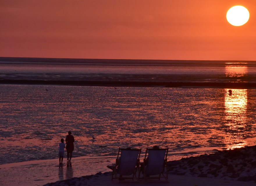 Abendstimmung am Strand