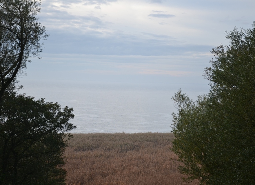 Blick zum Stettiner Haff