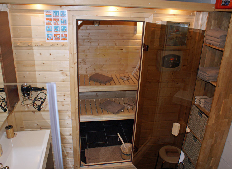 Sauna im Bad
