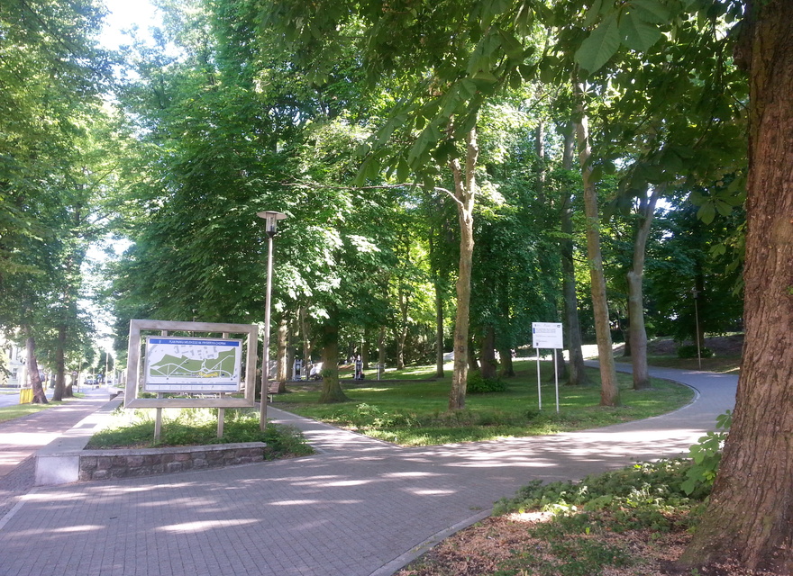 Chopin-Park vor der Haustür