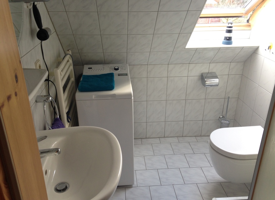 Bad mit Waschmaschine