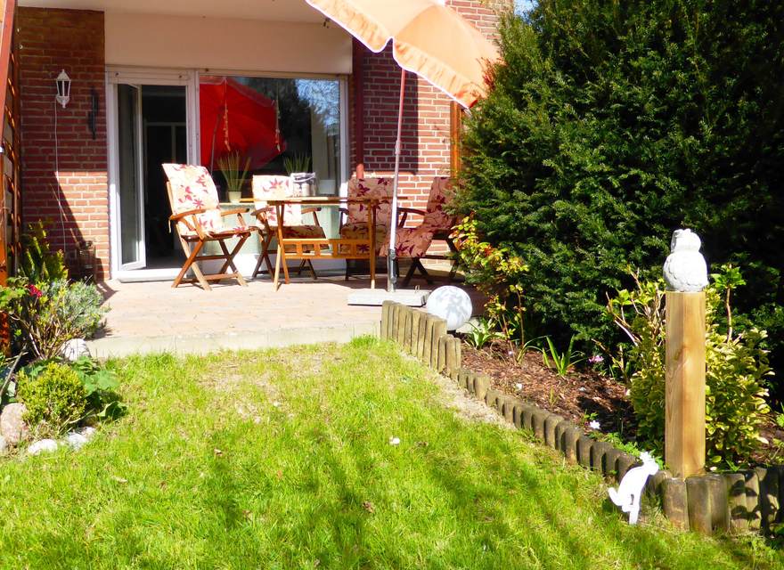Blick auf die Terrasse