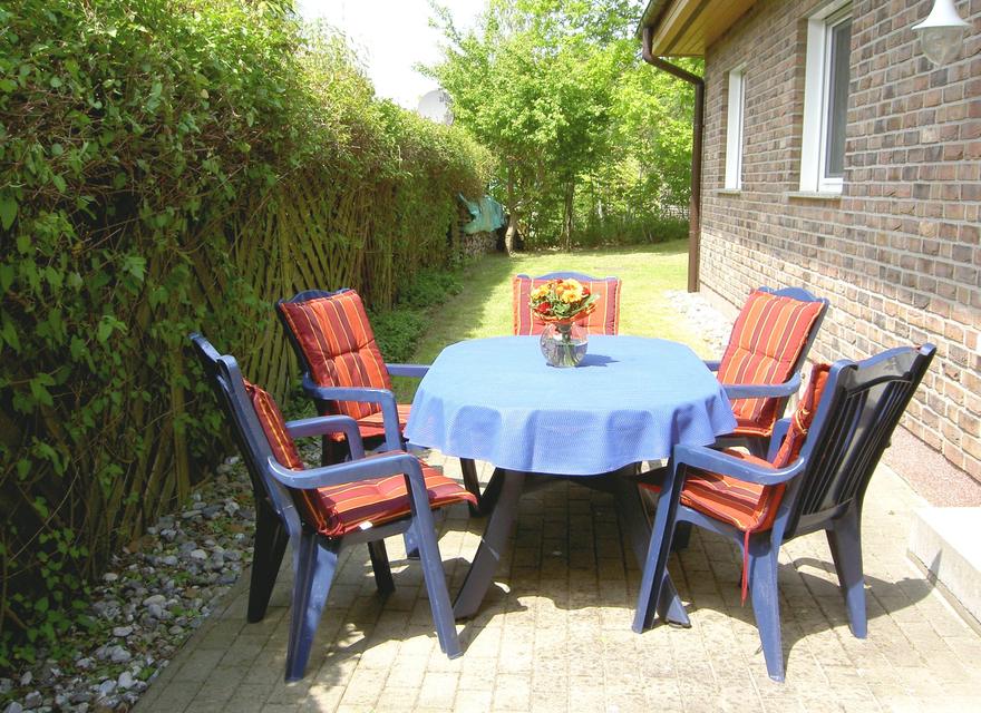 Sonnige Terrasse