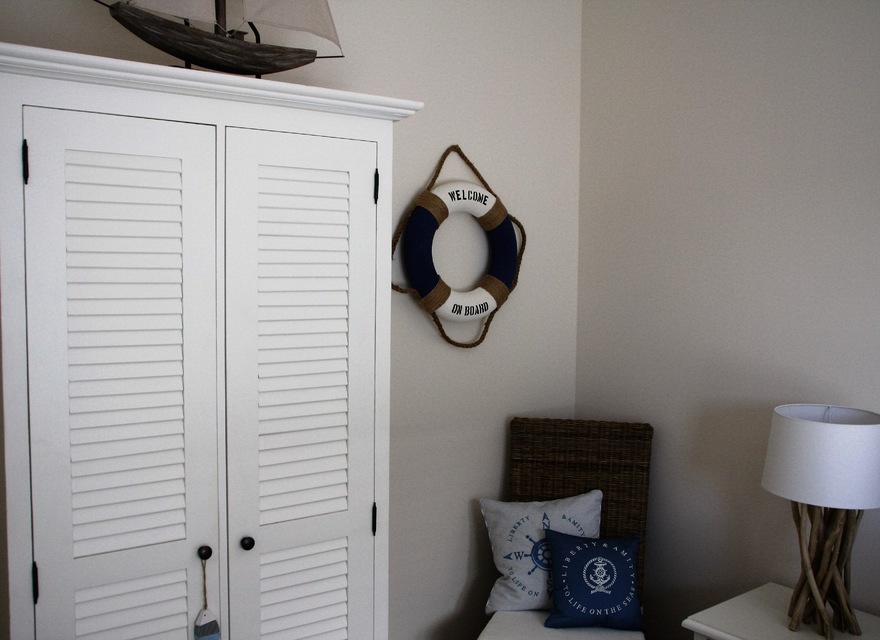 Schlafzimmer mit Doppelbett