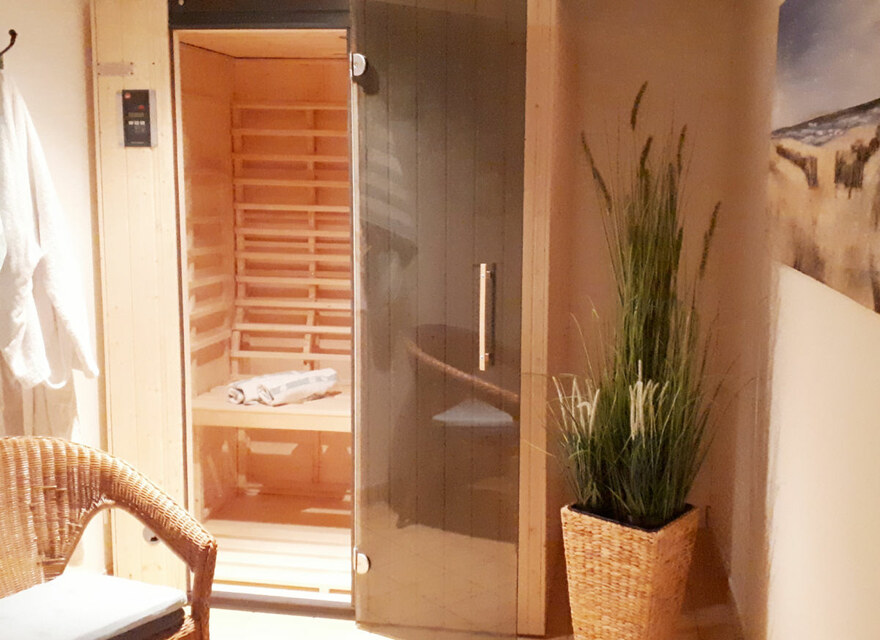 Sauna + Wärmekabine im Haus