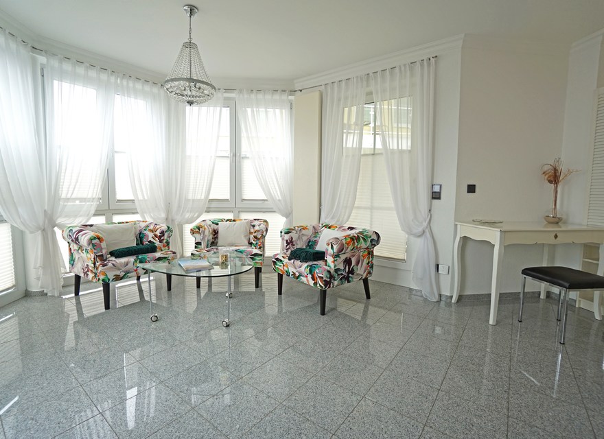 gemütliche Sitzecke im Wohnzim