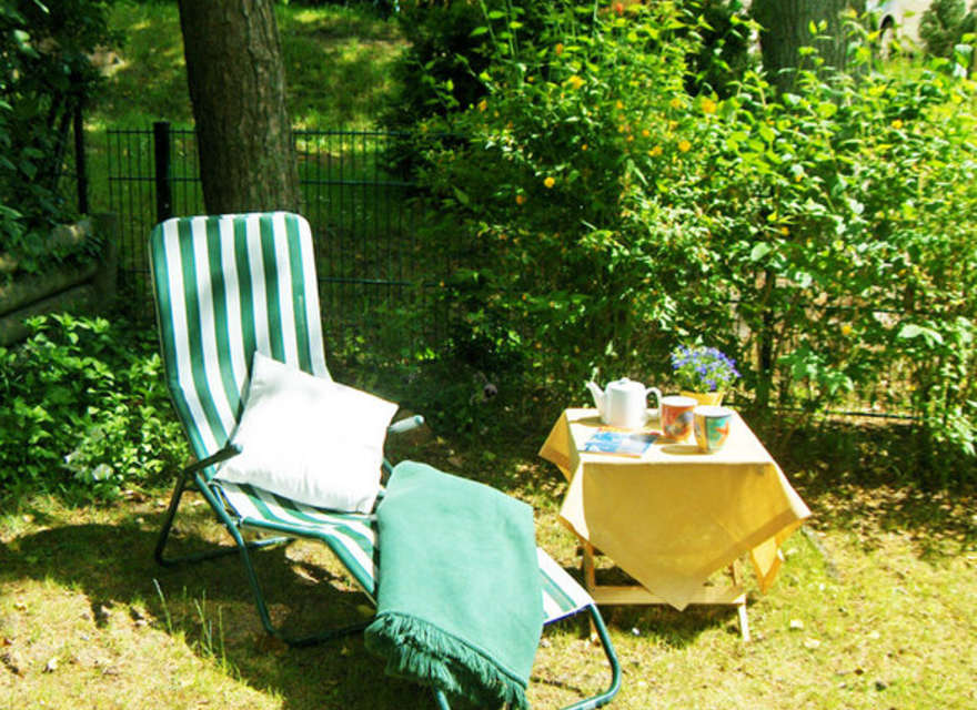 Sitzmöglichkeit im Garten