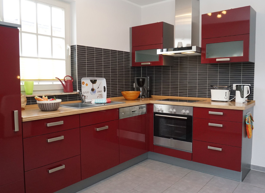 vollausgestattete Küchenzeile