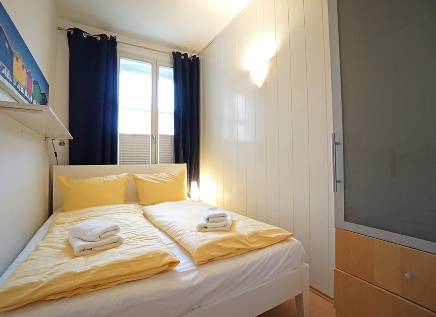 zweites Schlafzimmer mit Doppe