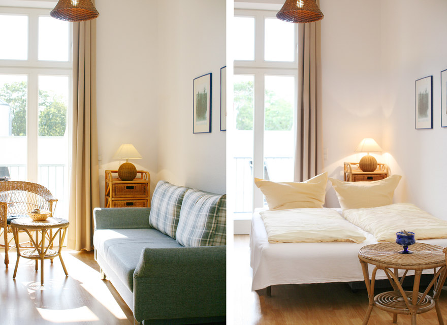 zweites Zimmer mit Schlafcouch
