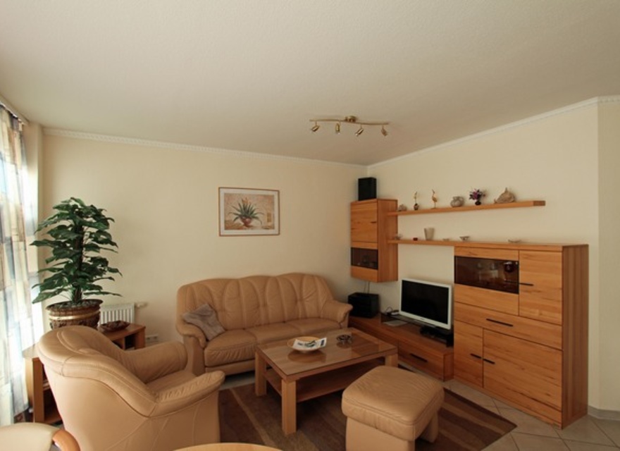 Wohnzimmer mit Schlafcouch