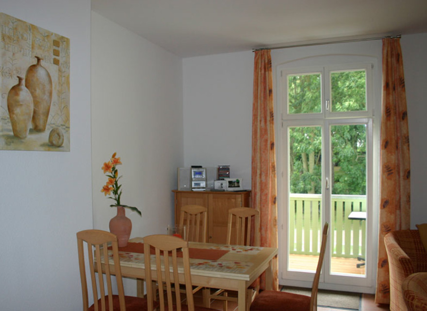 Frühstück mit Morgensonne