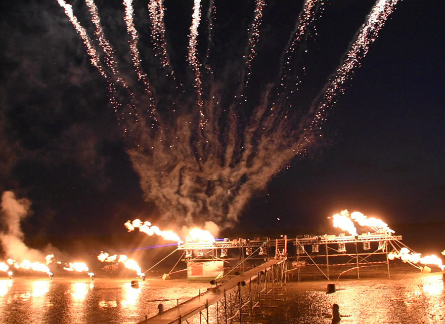 Feuerwerk zur Kutterregatta
