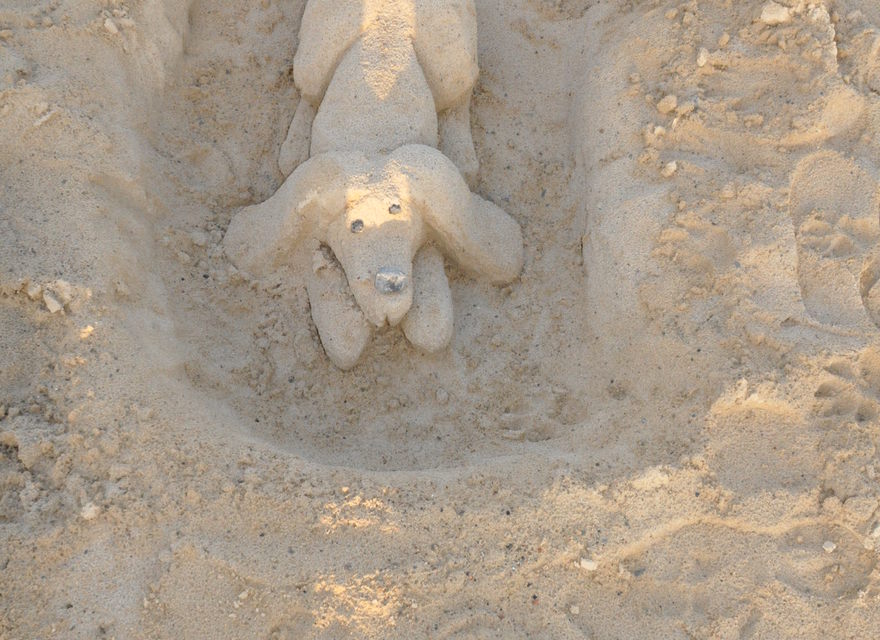 Speil und Spaß am Strand