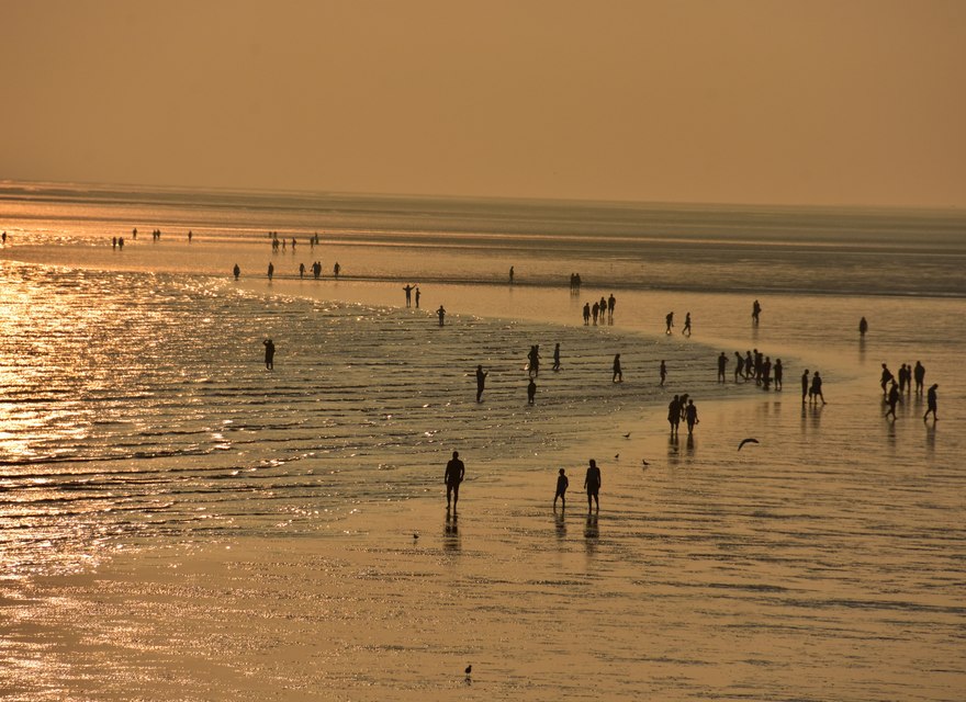 Abendliches Watt wandern