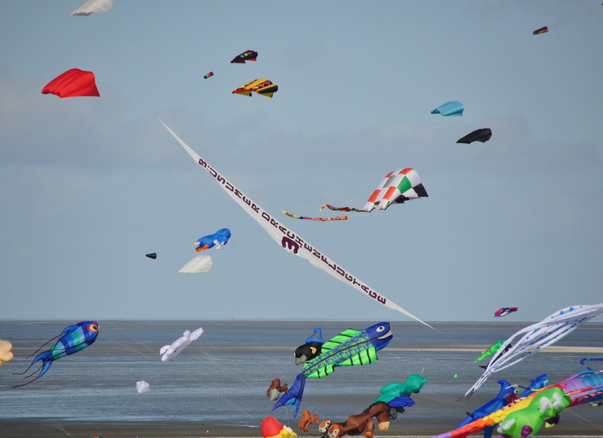 Drachenfestival auf der Lagune