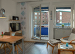 Blick zum Balkon