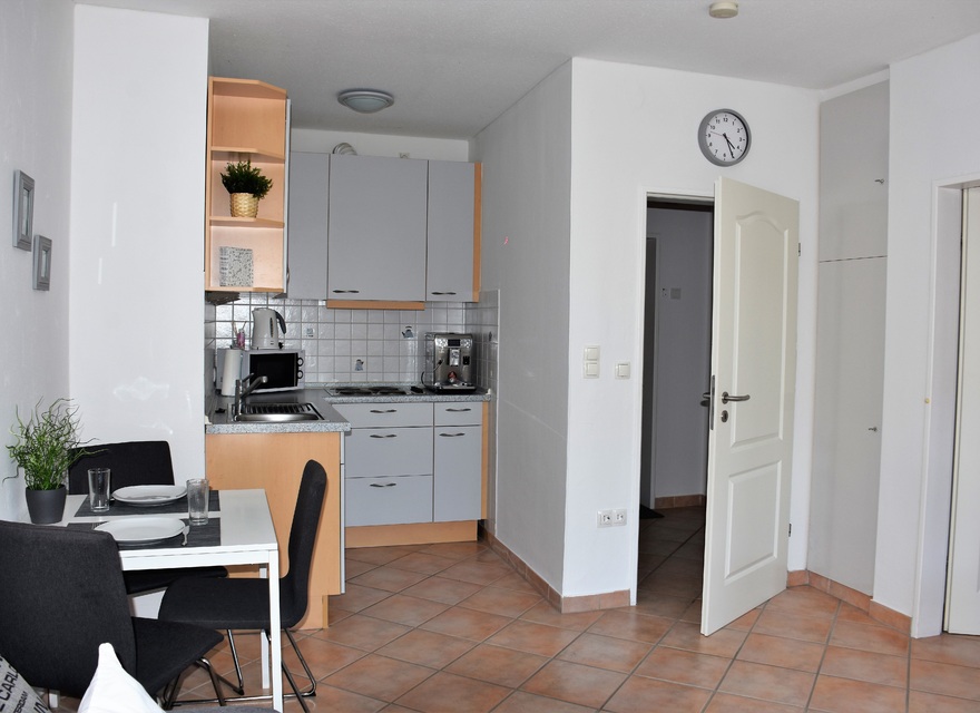 Wohnzimmer Blick zur Küche