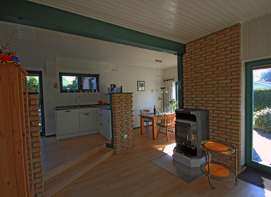 Wohnzimmer mit Kaminofen