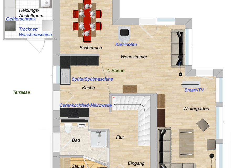 Grundriss Erdgeschoß